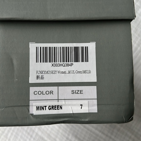 🍉 NWT | NIB • FUNKYMONKEY Women's “Jelly” Sandals • W7 • Aqua/blue - Picture 12 of 16